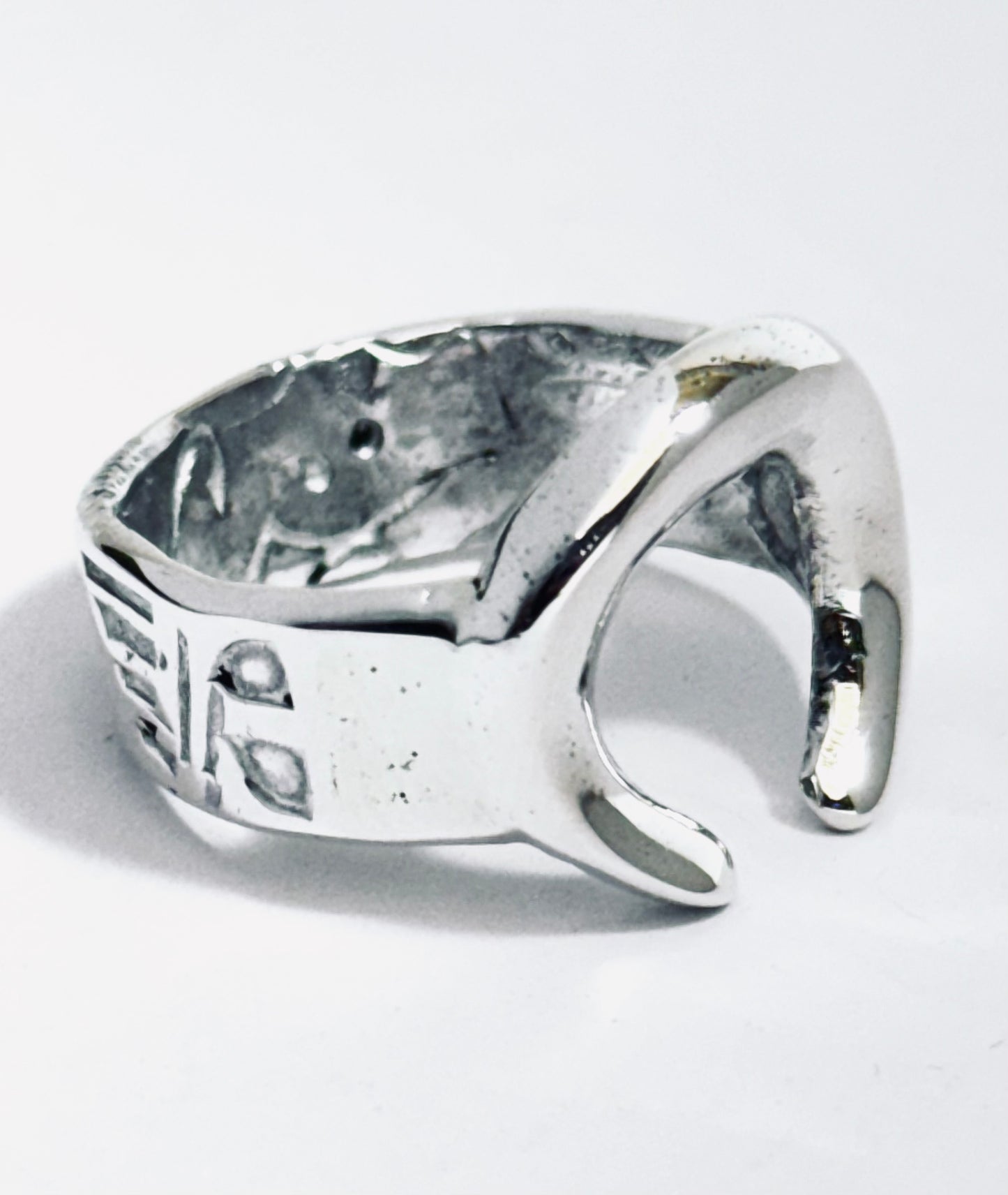 Stamped Naja Ring
