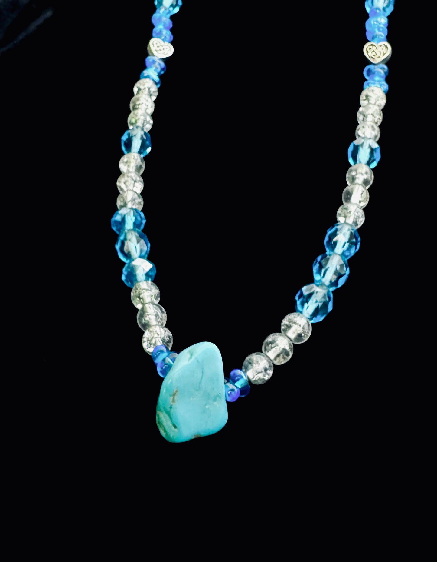 Turquoise nugget necklace