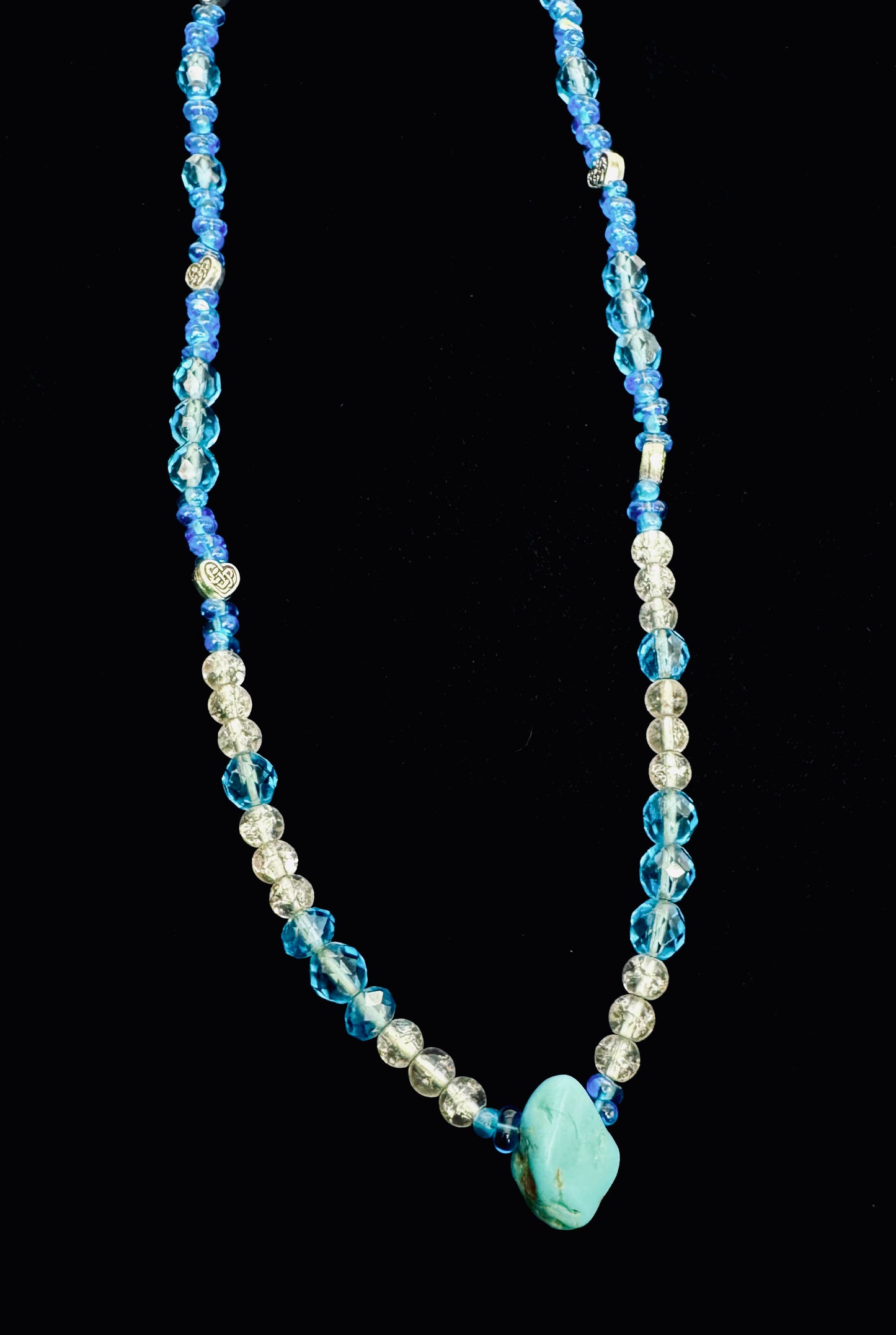 Turquoise nugget necklace