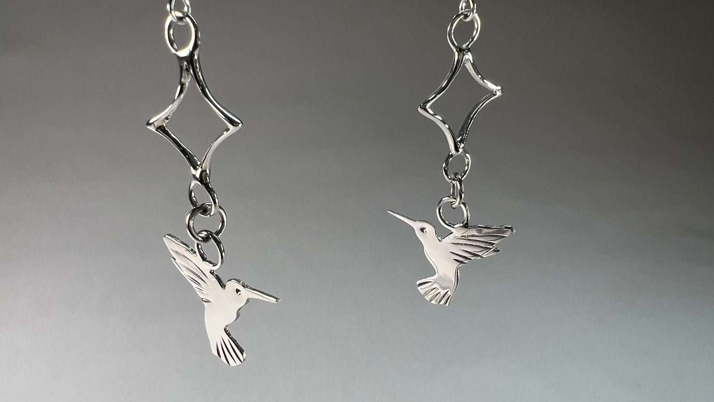 BabyStar Hummingbird earrings